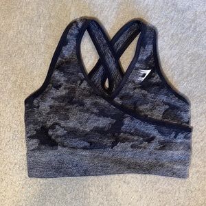 GYMSHARK CAMO SPORTS BRA